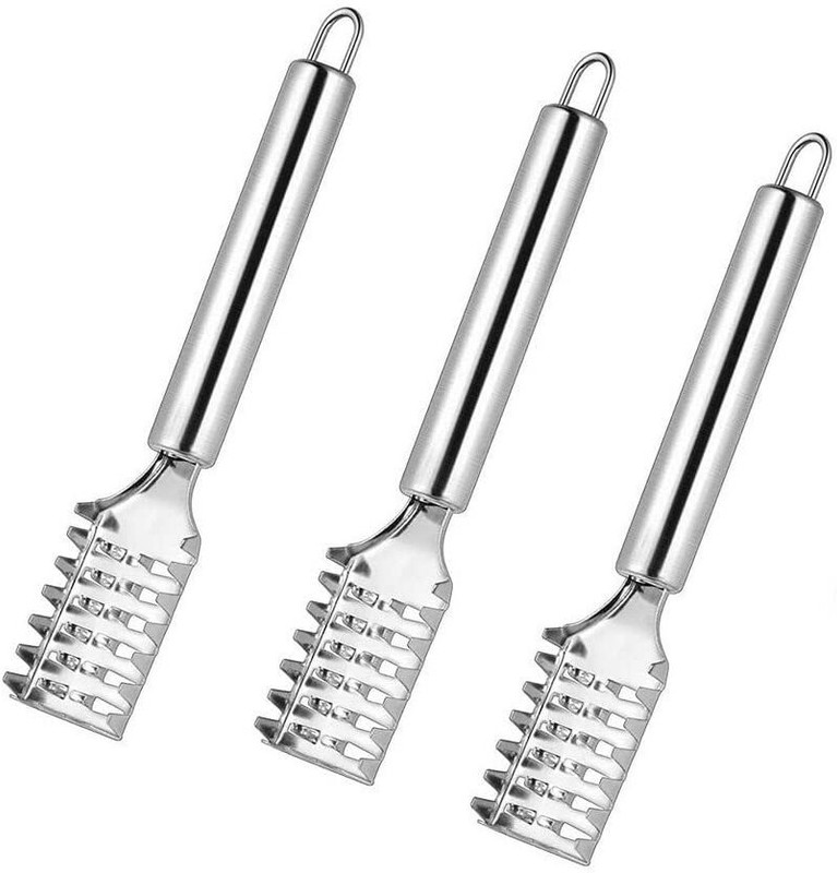 PORMONO Fish Scale Remover Scalp Remover pak of 3 Fish Scaler(Pack of 3)