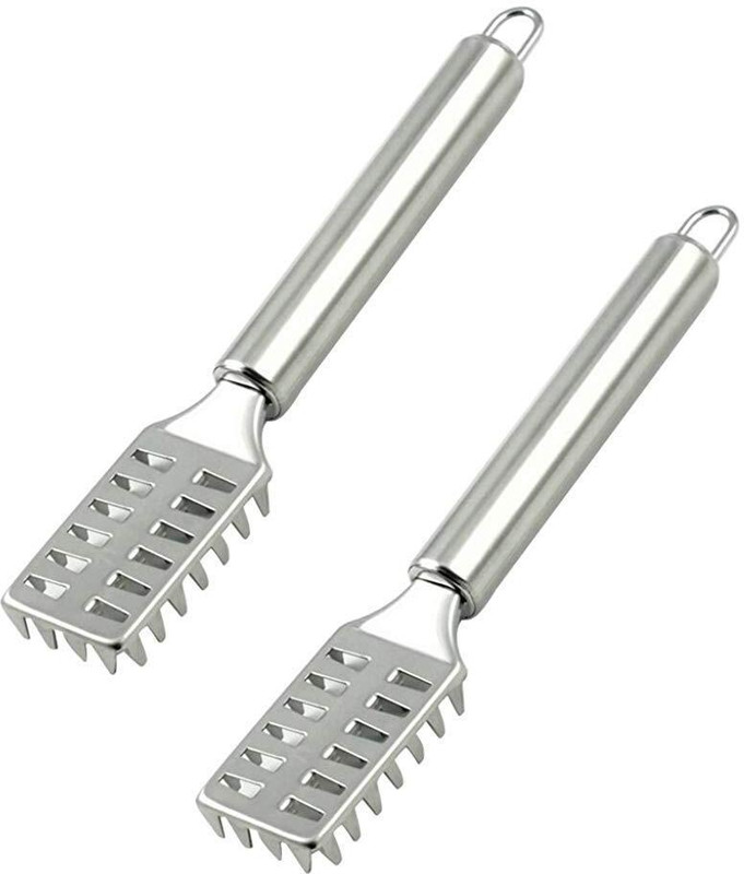 ZIRAK Stainless Steel Fish Scaler for Removing Fish Scales, Manual Fish Cleaning Tool Fish Scaler(Pack of 1)