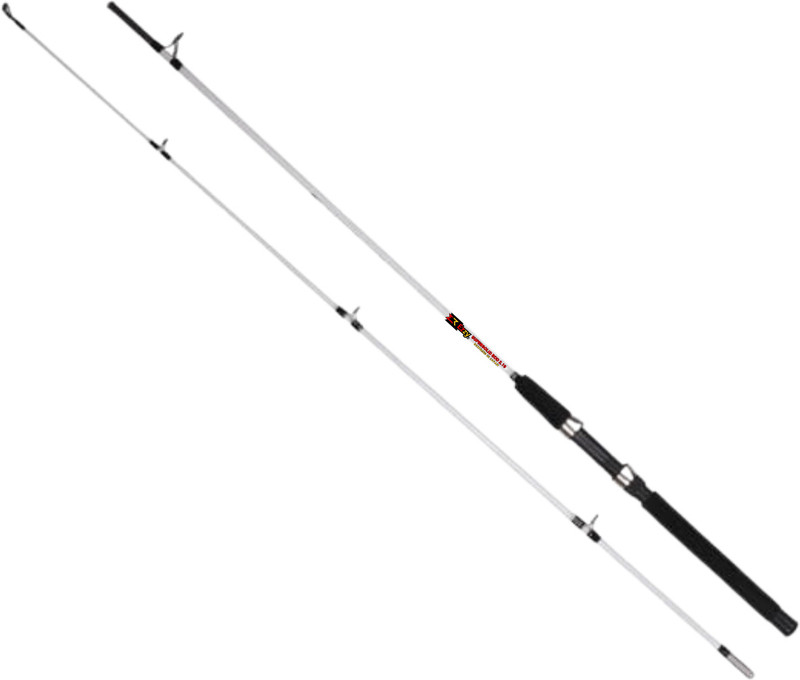 ezzy ezzy Spinning Rod-Durable,2 Pieces 6 feet(1.8 mtr) New_Supersolid6ft001(White) 1 White Fishing Rod(180 cm, 0.4 kg, White)