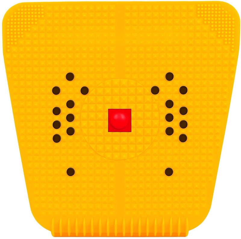 NJCARE Acupressure Magnetic Foot Power Mat Balance Disc Fitness Balance Board(Yellow)