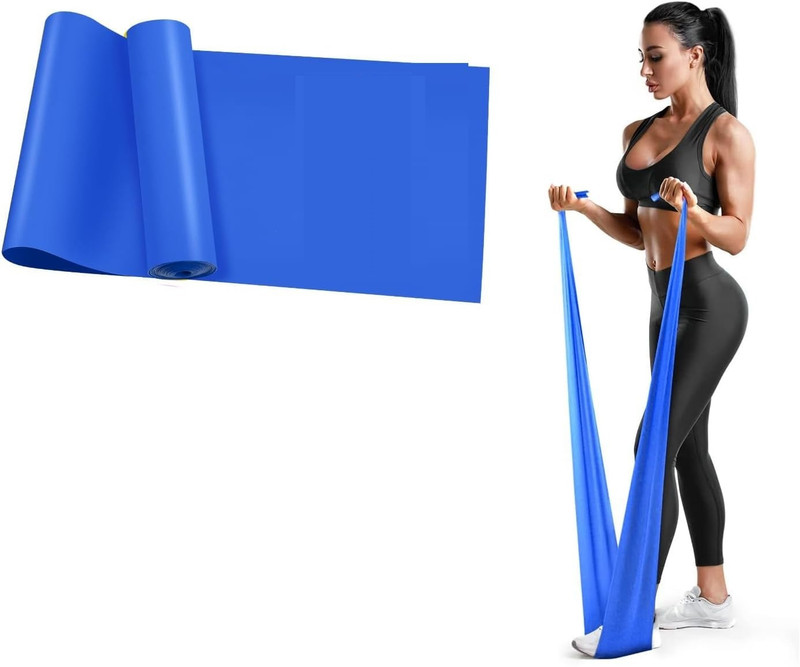 TrendyGym TheraBand for Exercise, Stretching, Workout & Physiotherapy & Thigh Exercising Fitness Band(Blue, Pack of 1)