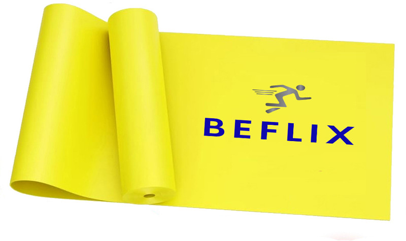 GJSHOP Yoga Band Resistance Exercise Band for exercise Latex-Free Theraband Resistance Band(Yellow, Pack of 1)