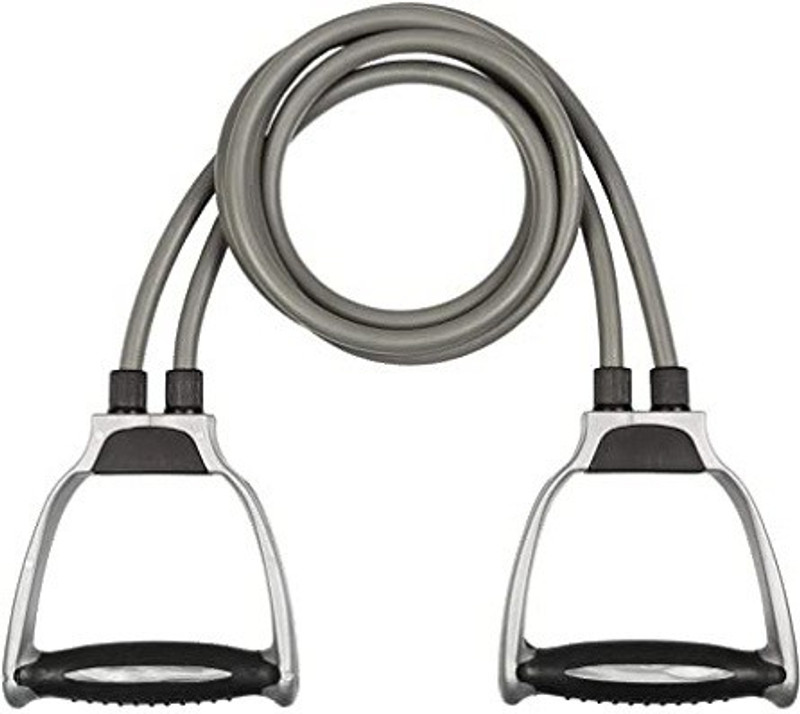 ADONYX Double Toning Resistance Tube Pull Rope Elastic Rubber Exercise Band Stretching Resistance Band(Pack of 1)