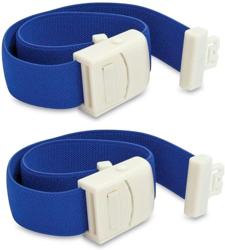 BUWCH Heavy Duty Never Out Elastic Tourniquet Band (Pack of 1) Rondom Color Fitness Band