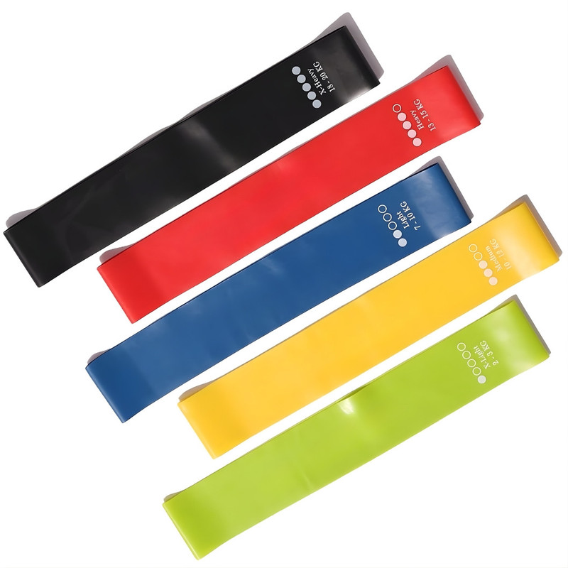 ALCANTARA Loop Band for Workout Resistance Band Fitness Band Gym Thera Band Exercise 235 Resistance Band(Multicolor, Pack of 5)