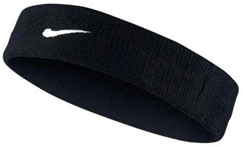 Innayat Non-Slip Sports Headband Quick Dry Sweatband for Workouts, Yoga(Pack of 1)Black Fitness Band(Black, Pack of 1)