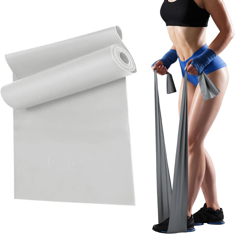 HealthHike Yoga Band Resistance Exercise Band for exercise Latex-Free Theraband 5 ft x 5inch Fitness Band(Green)