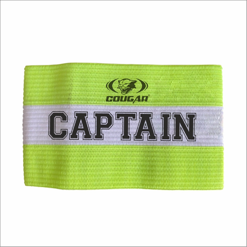 COUGAR Captain Armband 1 pair with Velcro for Football Soccer Training for Adult/Youth Fitness Band(Multicolor)