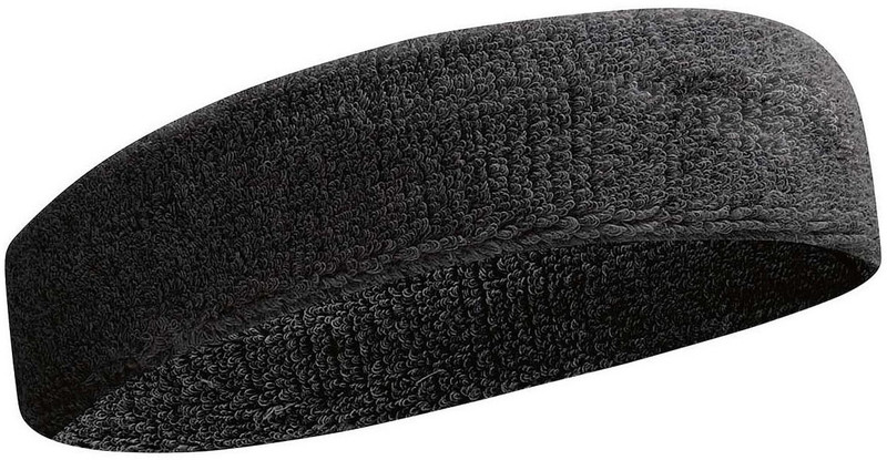 Creekmom Sweat Absorbing Workout Headband for Gym, Running, Sports & Fitness Sweatbands Fitness Band(Black, Pack of 1)