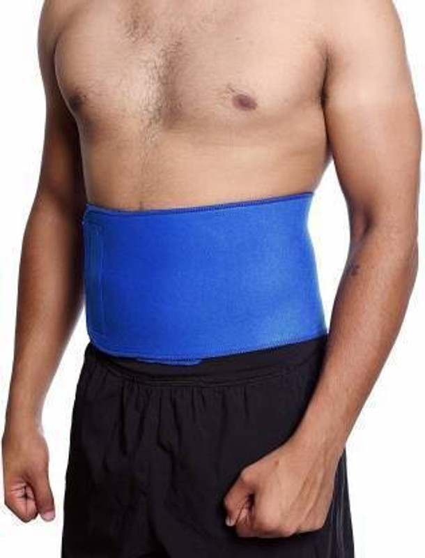 Viven enterprise Waist Trimmer Belt Back Support Weight Loss Fat Resistance Band(Blue, Pack of 1)