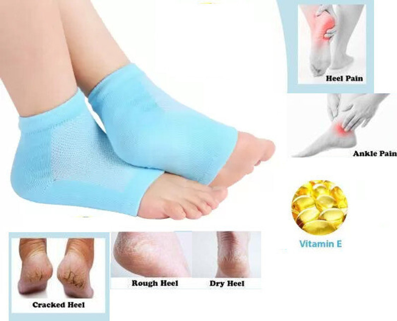 Classic deal Anti heel crack set socks Fitness Band Fitness Band(Blue, Pack of 1)