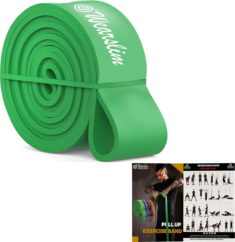 Wearslim Pull Up Exercise Band | Resistance Bands for Strength Training, Stretch Band Resistance Band(Green, Pack of 1)