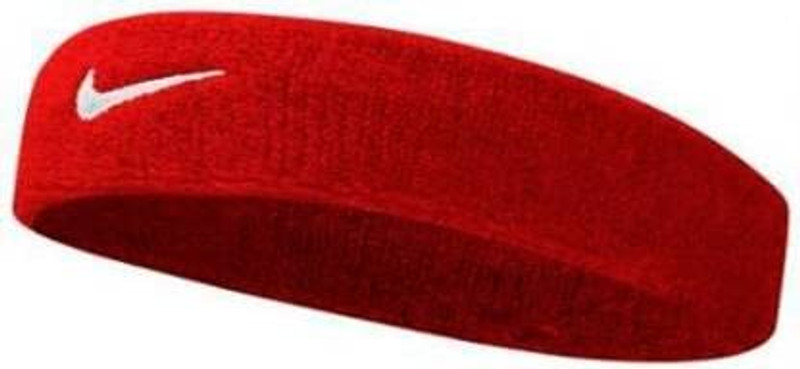 DreamPalace India Sports Sweat Headband for Workout & Running, Gym Workout,Yoga Sweatband Fitness Band(Red, Pack of 1)
