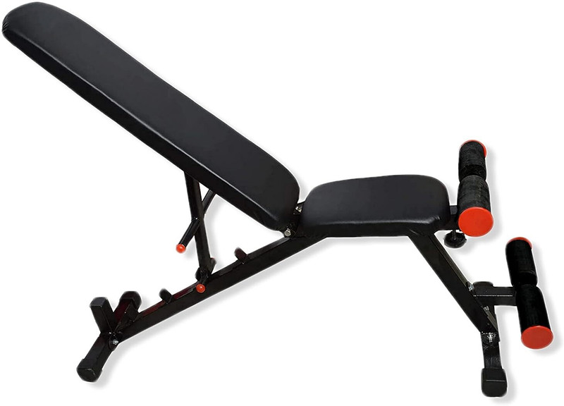 BULLAR Adjustable bench Incline, Decline and Flat Bench for home gym and multipurpose Multipurpose Fitness Bench