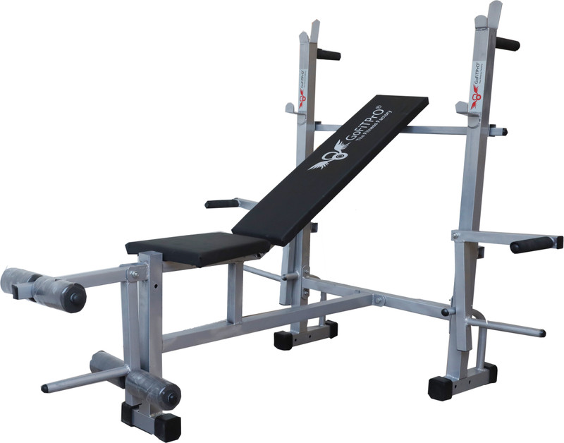 GoFiTPrO Multipurpose Home Gym 20 in 1 (Powder Coated Silver Colour Prin) Multipurpose Fitness Bench
