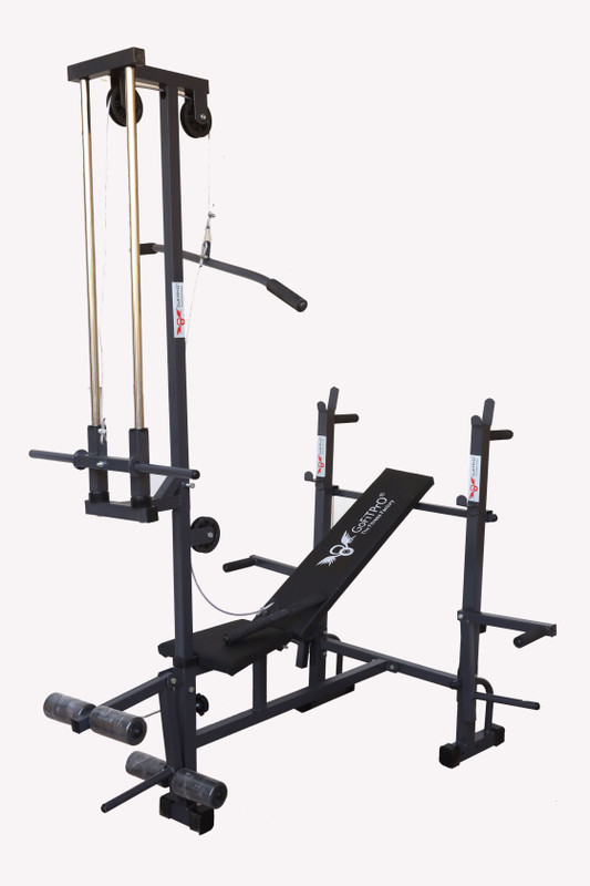 GoFiTPrO 20 in 1 bench Black (Prin) Multipurpose Fitness Bench