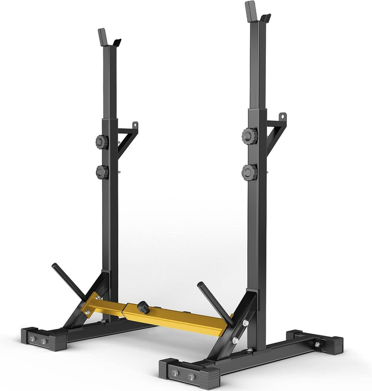 IRIS Squat Rack Stand Adjustable Multi-Function Multipurpose Fitness Bench