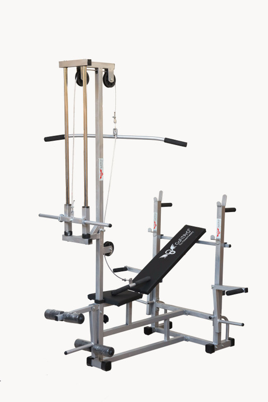 GymCrew 20 in 1 Double support Silver (Prin) Multipurpose Fitness Bench