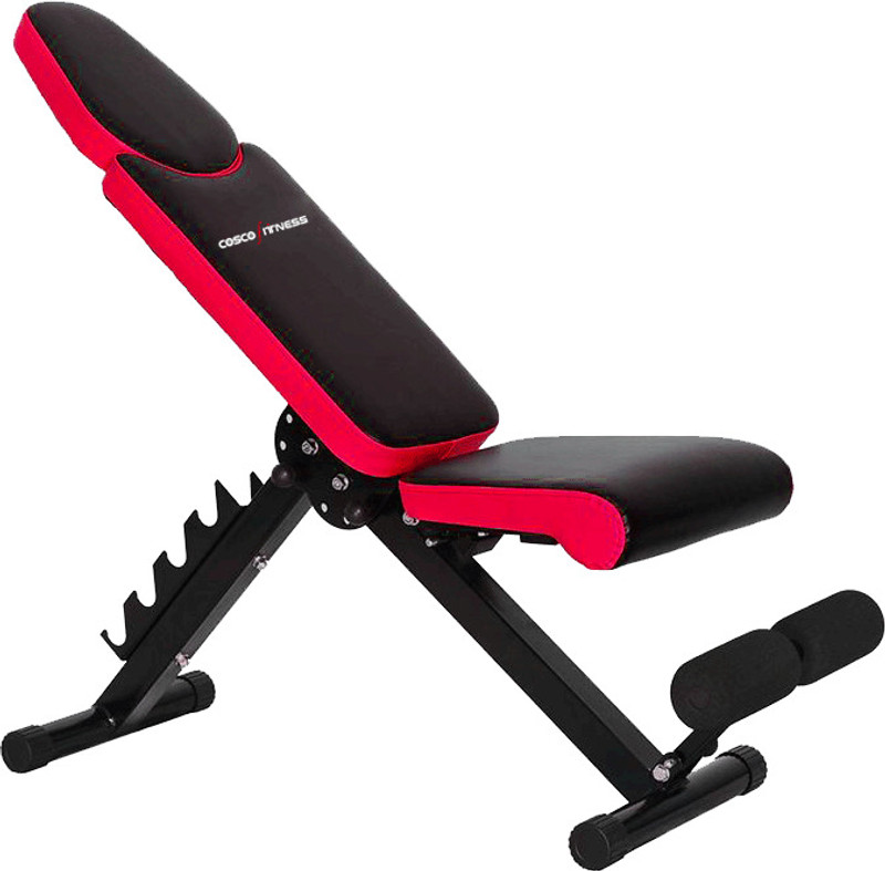cosco fitness Home Gym Bench Full Body Workout Weight Training Bench Incline/Decline Exercises Multipurpose Fitness Bench