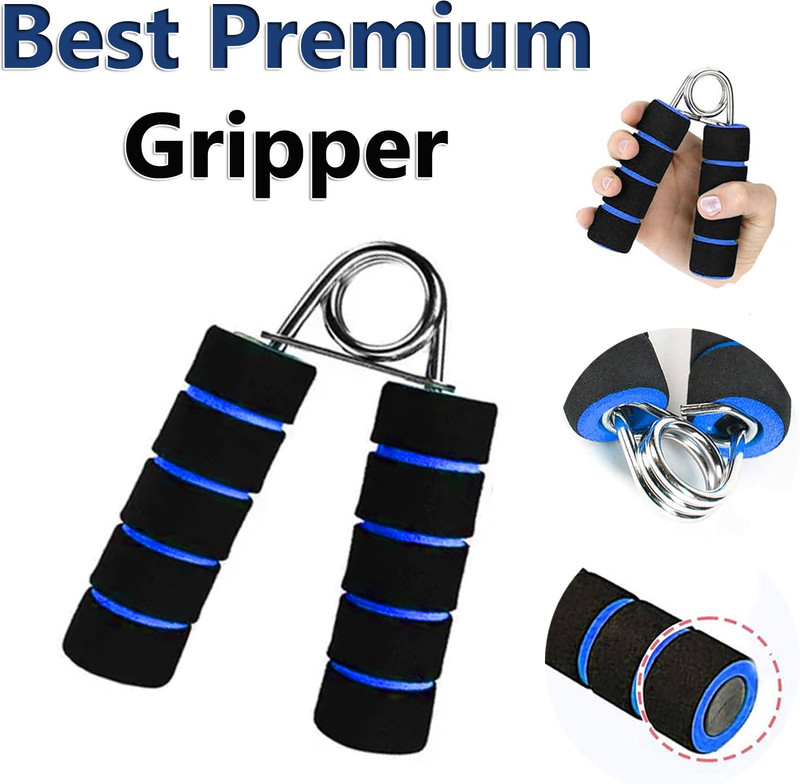 VISHIXIT Adjustable Hand Gripper for Men & Women for Gym Workout Hand Exercise Hand Grip/Fitness Grip(Black, Grey)