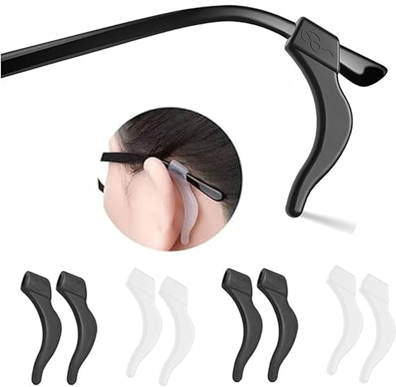 INAYZO Ear Grips Supporter pack-4-pairs Hand Grip/Fitness Grip(White, Black)