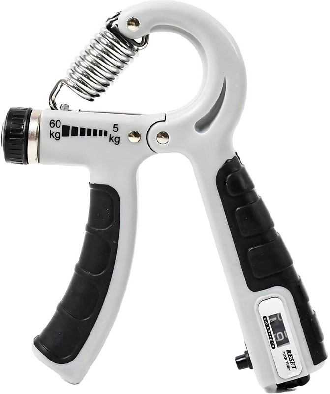 Fitnesstricks Hand Grip Strengthener with Counter for Gym Workout Hand Exercise Equipment Hand Grip/Fitness Grip