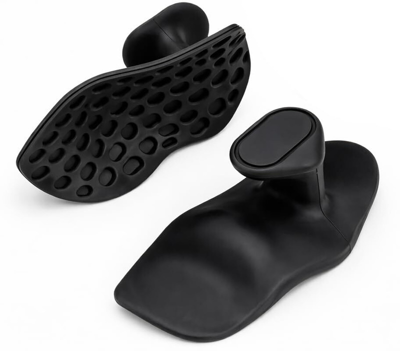 SassyVilla Hand Grip Rocker Board Fitness Balance Board(Black)