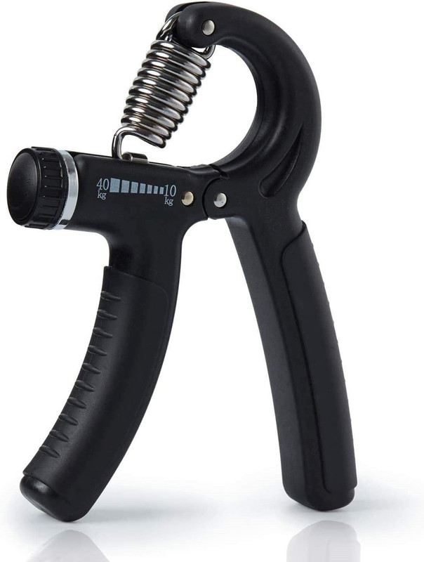 Black Mountain BlackMountain Imported Hand Grip Strengthener Adjustable Hand Grip Exerciser Hand Grip/Fitness Grip(Black)