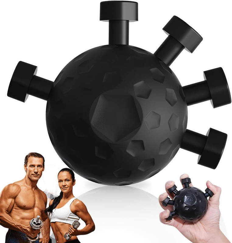 WARRIO Hand Grip Exercise Ball for Finger Strength Training Men Women Hand Grip/Fitness Grip(Multicolor)