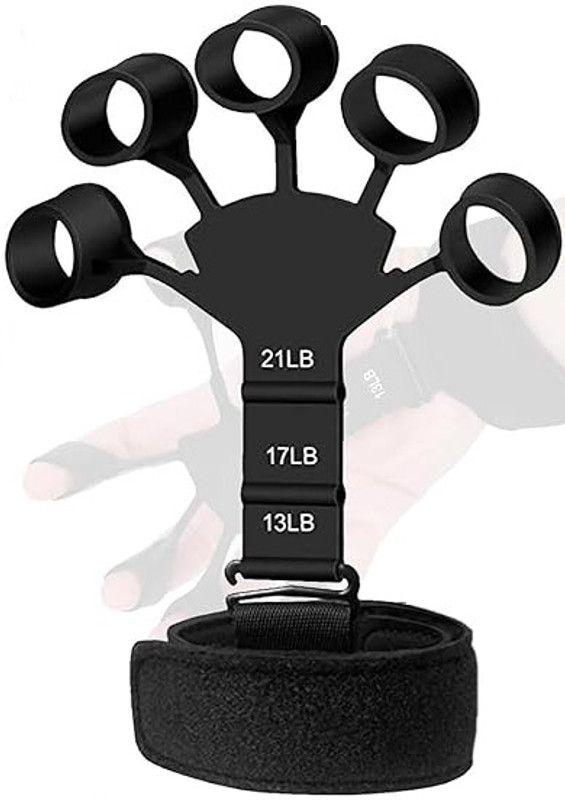 QUICK FIT Hand Grip Strengthner Finger Trainer 6 Resistance Level Forearm Wrist Exerciser Hand Grip/Fitness Grip