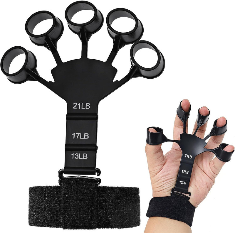 WARRIO Finger Grip Hand Exerciser Adjustable Resistance Hand Grip/Fitness Grip