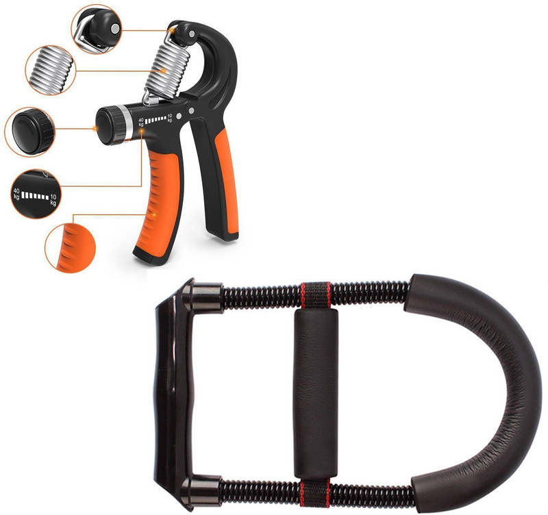 SAG Forearm Strengthener Wrist Exercise Equipment Arm Strengthener Grip Strengthener Hand Grip/Fitness Grip(Black)