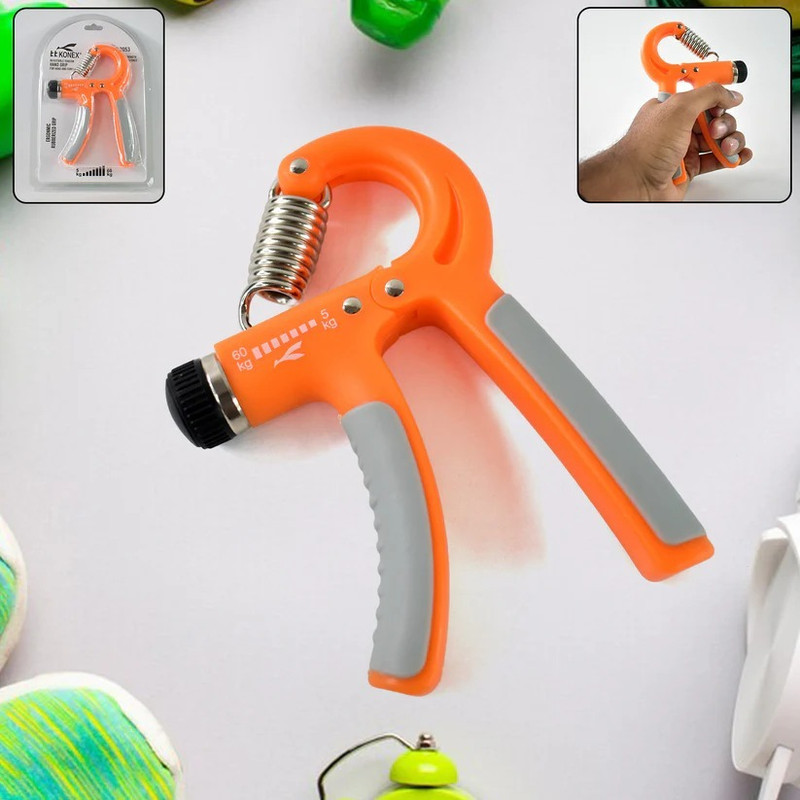 vedora Konex Adjustable Hand Grip Strengthener – 5kg to 60kg Resistance (1 Pc) Hand Grip/Fitness Grip