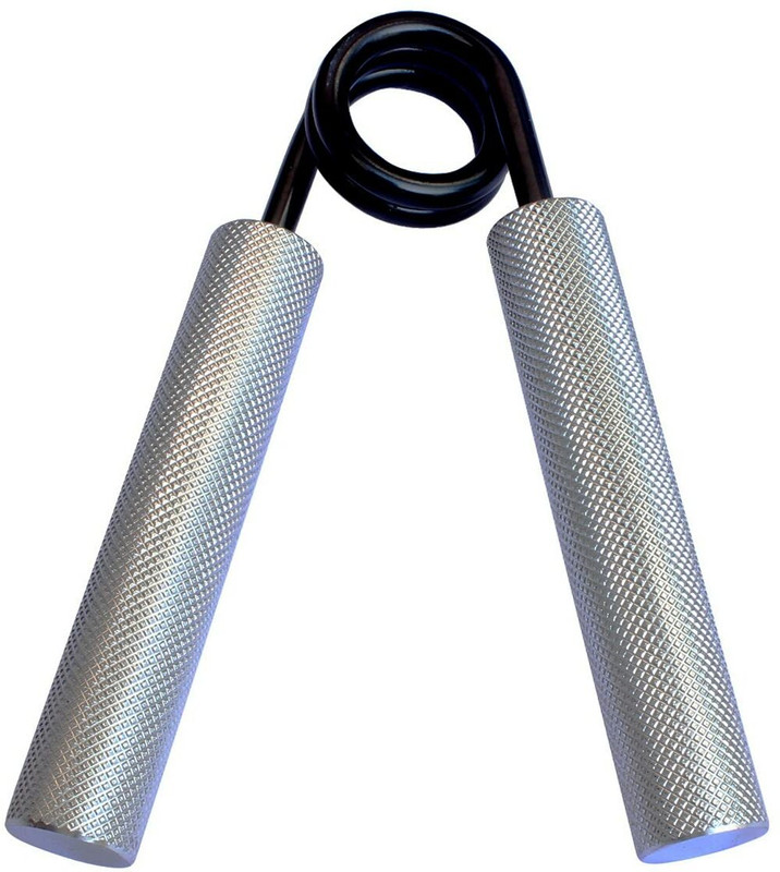 USI UNIVERSAL THE UNBEATABLE Steel Heavy Duty Hand Grip (Silver-100 lbs/50Kg Weight Capacity) Hand Grip/Fitness Grip(Silver)