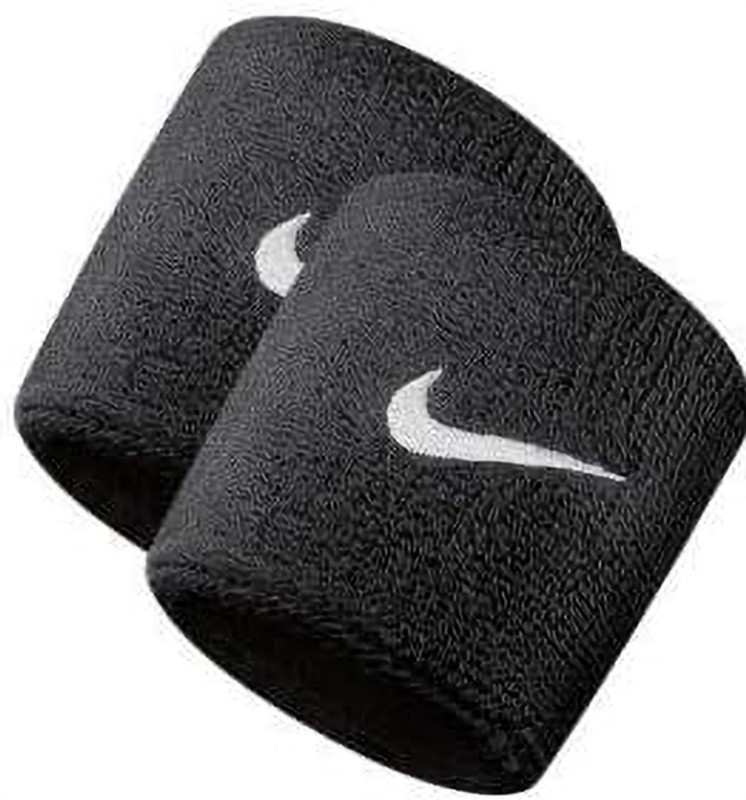 Moderic Cotton Sweat Wrist band for gym and sports Hand Grip/Fitness Grip(Black)