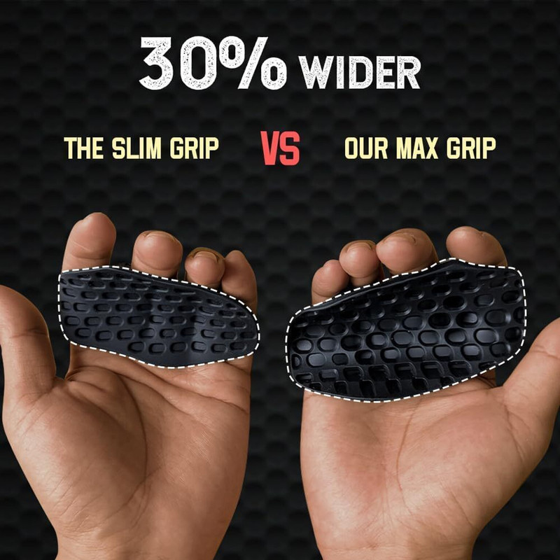 busajienterprise Ergonomic Handheld Grip Pad with Curved Support Design V21 Hand Grip/Fitness Grip(Black)