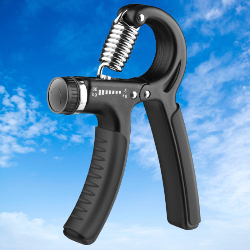 CSK Store Adjustable Hand Gripper for Men Forearms Grip Strengthener 5-60 Kg Hand Grip/Fitness Grip(Black)