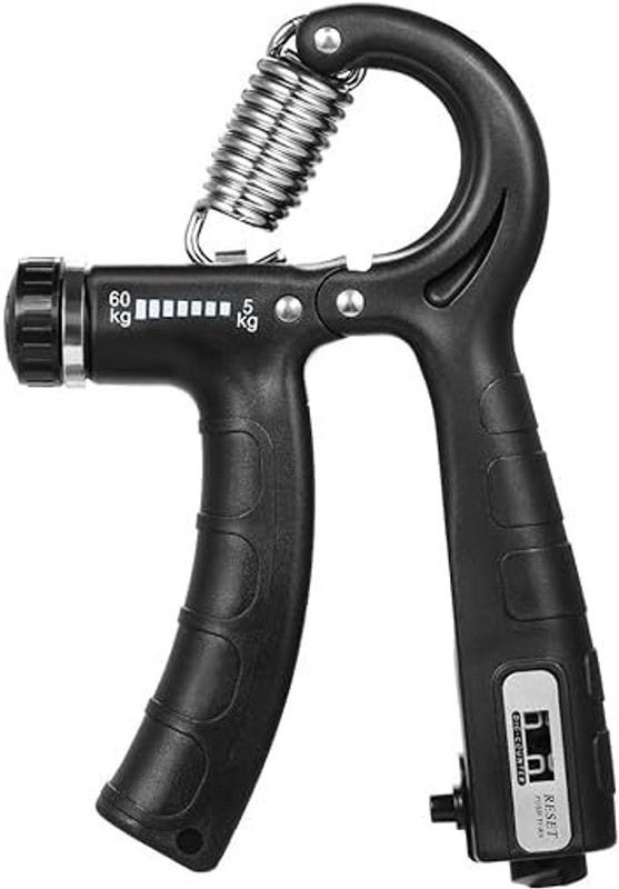 ENOREJIA ADJUSTABLE COUNTING GRIP Hand Grip Strengthener (100 Kg) Hand Grip/Fitness Grip(Multicolor)
