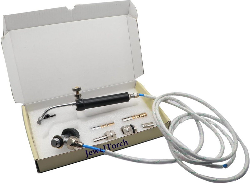 JEWELTECH 4-in-1 Laser Heating Flame Torch Kit – Jewelry Welding & Soldering Torch Flambe Torch