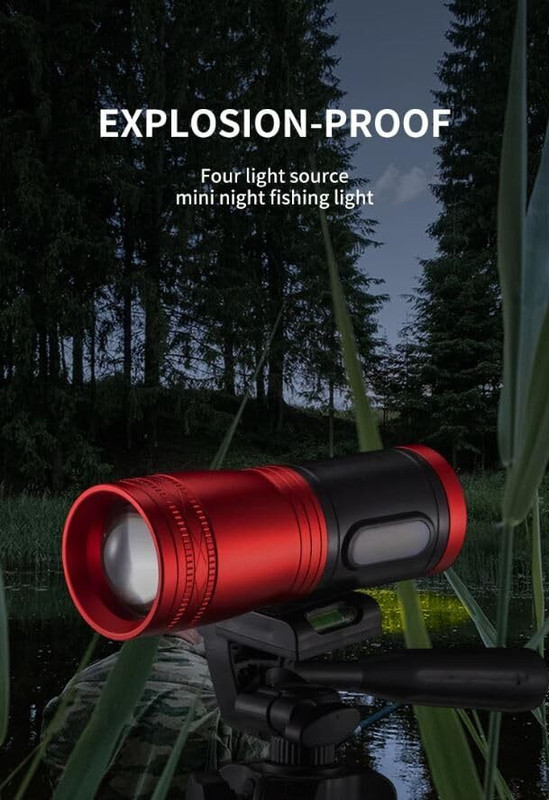 Seadra Night Fishing Light Super Bright Fishing Searchlight Bait Charging Laser Range Finder