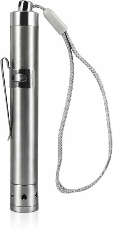 HCG Moon Pen Silver Color Heavy Quality White Light Flambe Torch