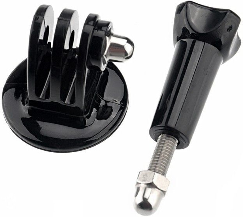 MILLETS Black Tripod Mount Adapter with Screw and Nut Flash Shoe Adapter
