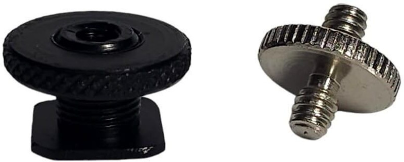 MILLETS 1/4" Female Thread to Hot Shoe Adapter, Hot Shoe Mount Adapter with 1/4 Flash Shoe Adapter