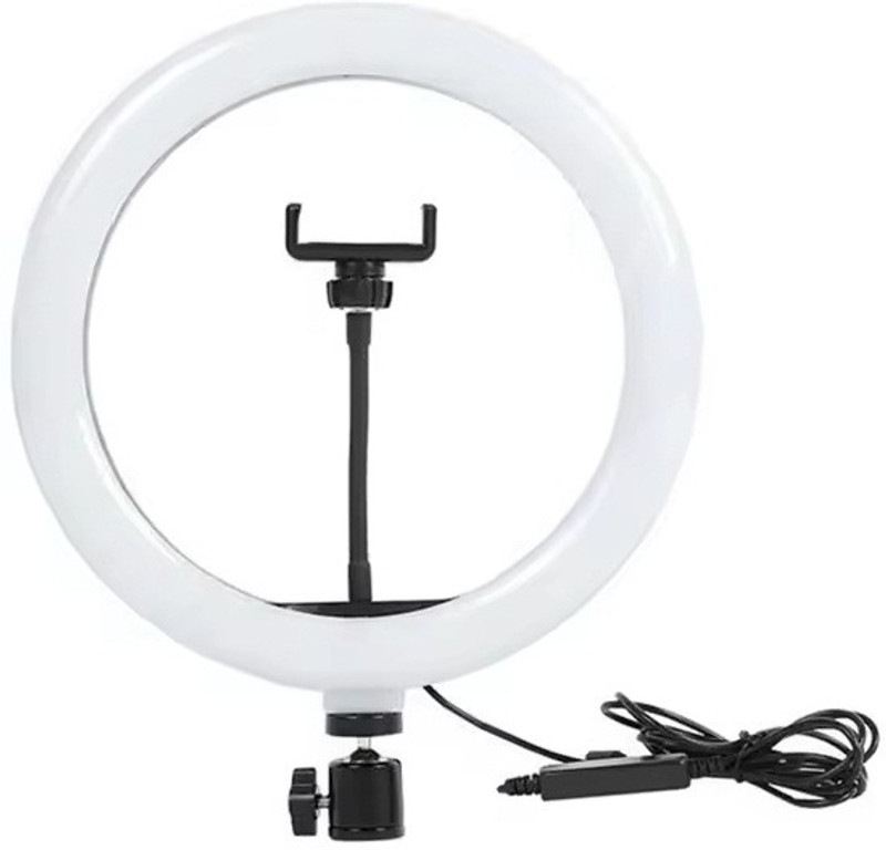 G2L 10'' Shoot Live Streaming & Makeup Compatible with All Smart Phones & Cameras Flash(Multicolor)