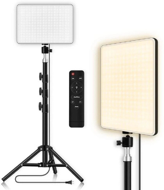DawnRays 11 inch LED Camera Light with Tripod for Photo-shoot Video shoot Live Stream Flash(Black, White, Warm Light)