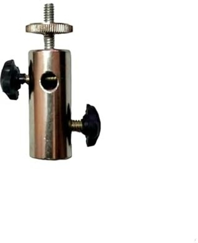 FLYING COLLECTION Umbrella Sungun Video Light Clamp/Bracket for Flash/Accepts Hot Shoe Flash(Sliver Shine)