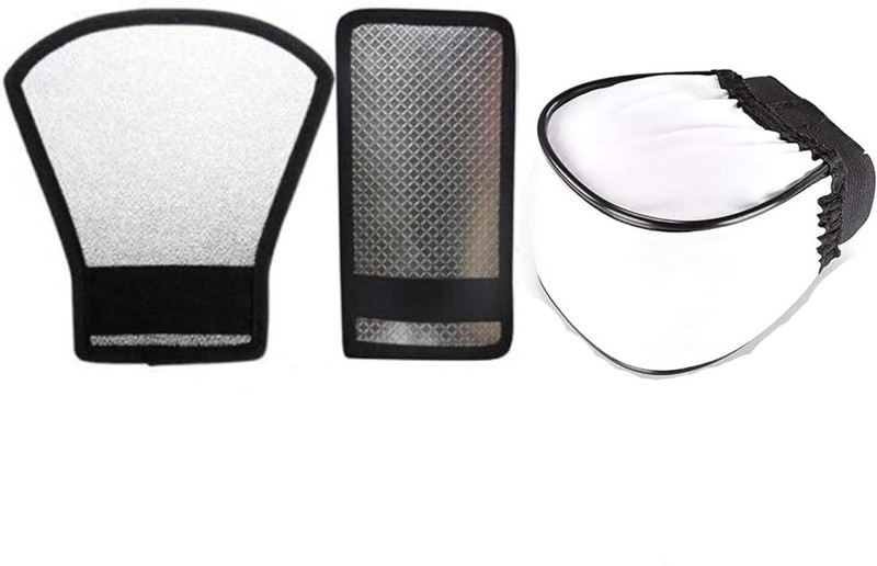SUPERNIC Flash Diffuser Reflector with Soft Mini Flash Flash(Black)