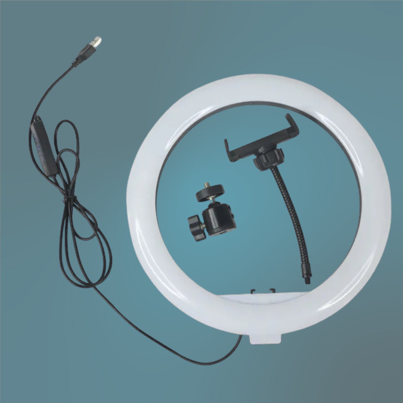 SRIGEETA 10” LED Ring Light for Doctors – With Natural Light Ring Flash(White)