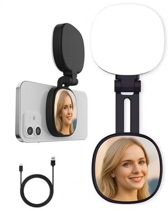 Bonsly MagSafe Selfie Light for iPhone & Android 6500 lx Camera LED Light(Batteries Included)