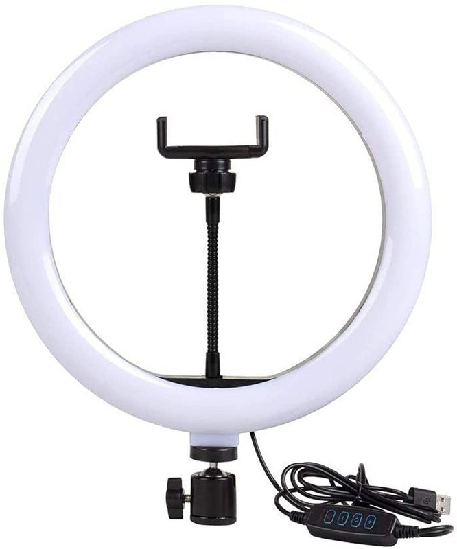 Blue Birds Premium Quality 3 different model & 10 brightness levels Big Selfie Ring Light Ring Flash(White, Black)